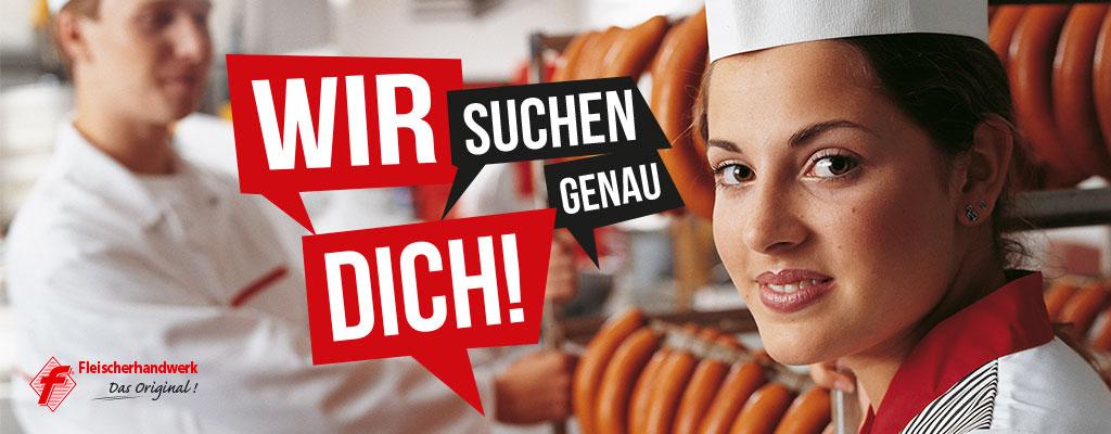 Stellenanzeige Metzgerei Weidner (Illustrationsgrafik)